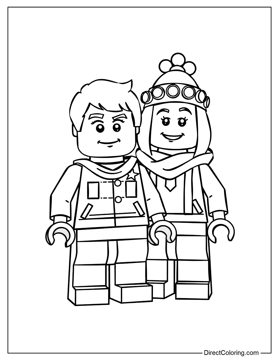 Lego Coloring For Kids